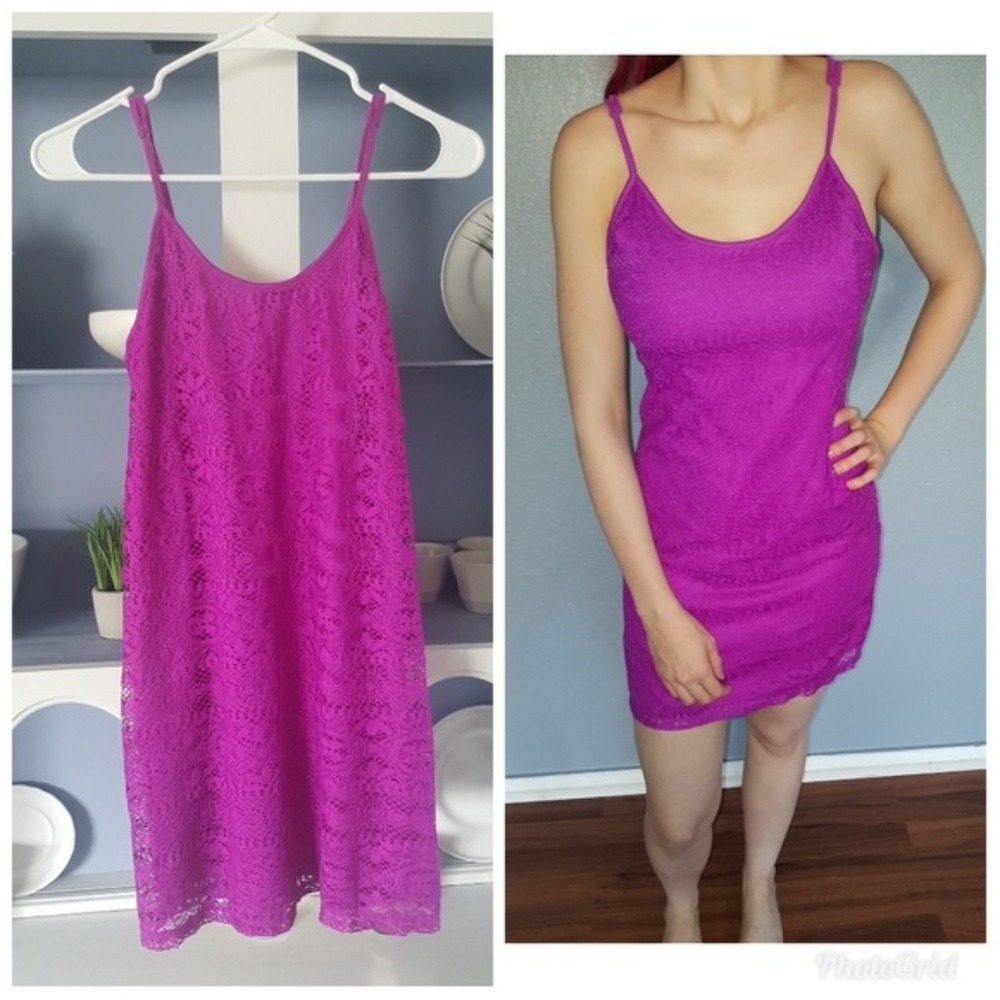 Pink Purple Dress / Bathing Suit Cover